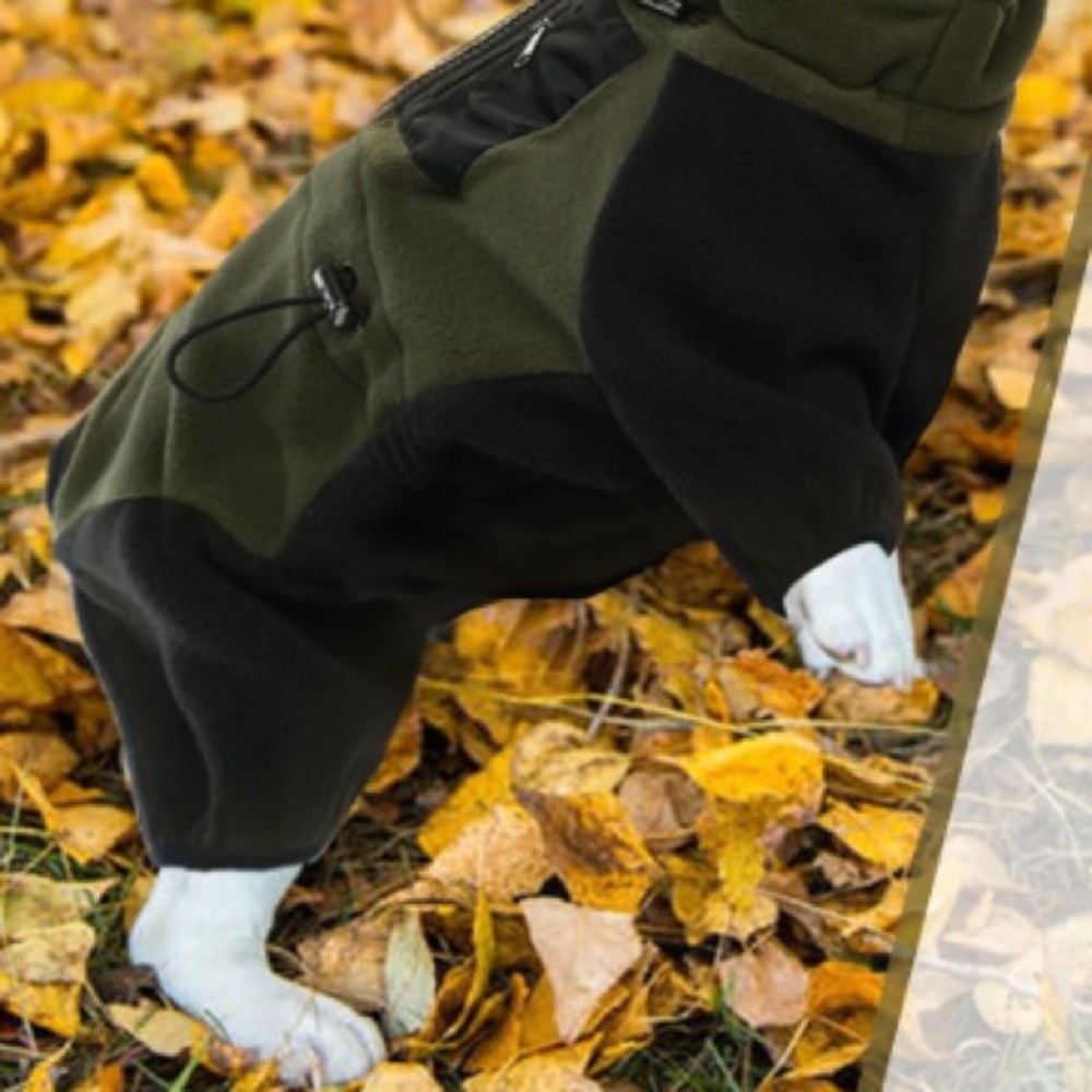 Dog Winter Coat, Warm Fleece Jacket fits medium sized dogs like new - Picture 6 of 7